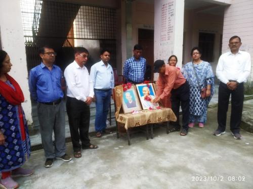 Celebration of Gandhi and Shastri Jayanti